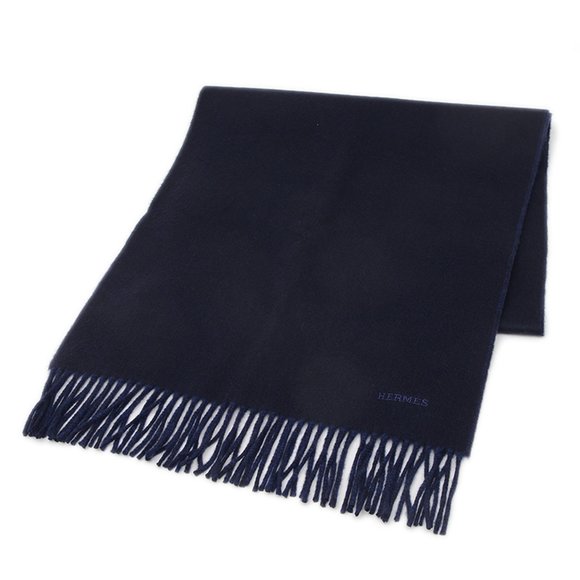 HERMES Black Scarf - Picture 3 of 5
